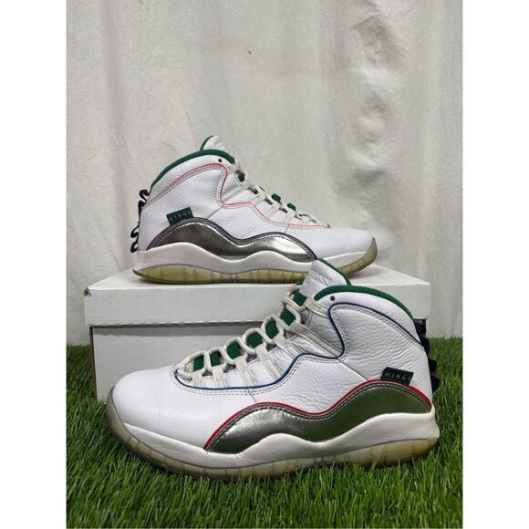 Air Jordan 10 Retro \'WINGS\' Basketball Shoes Sneakers Mens 8.5 - White CK4352-10 main image 7
